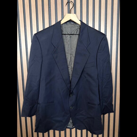 Giorgio Armani Blazer 40S Mens Blue Navy Mani 2-Button Jacket Suit Top - Picture 1 of 11